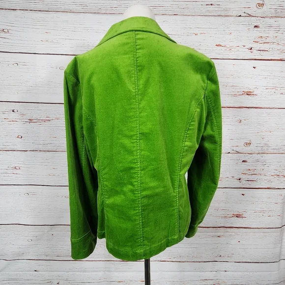 TRIBAL Green Button Up Jacket (12) - Picture 3 of 5